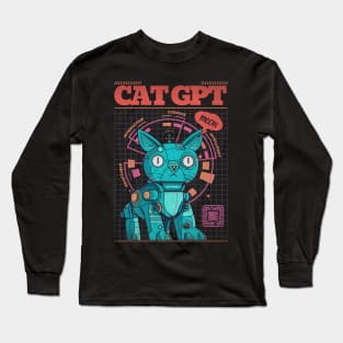 Cat GPT Long Sleeve T-Shirt